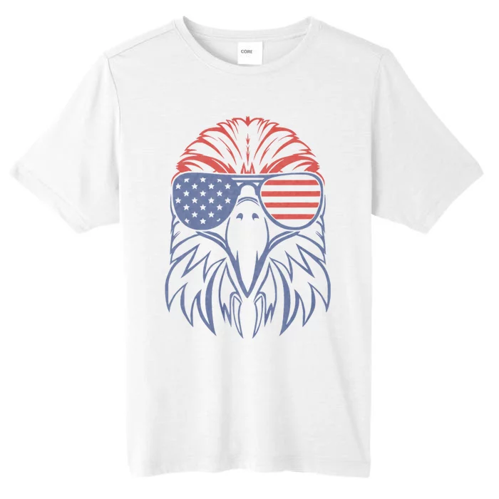 American Bald Eagle Usa Flag 4th Of July Eagle Usa ChromaSoft Performance T-Shirt