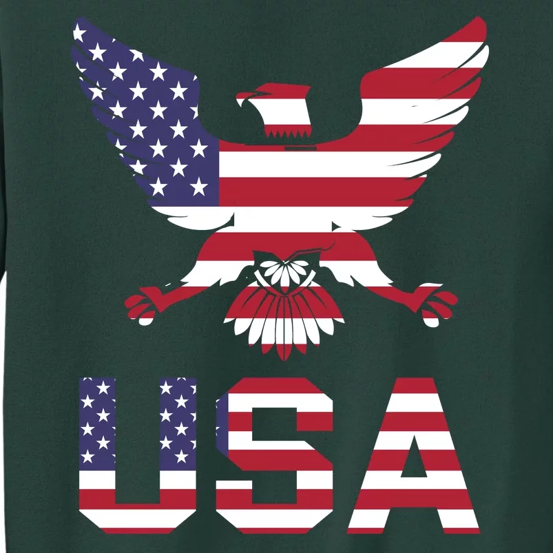 American Bald Eagle Usa America National Holiday Tall Sweatshirt