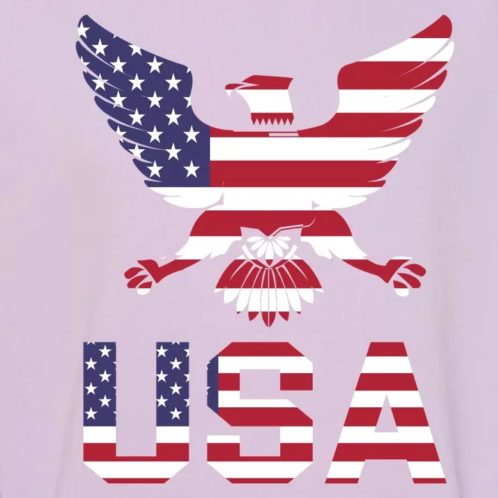 American Bald Eagle Usa America National Holiday Garment-Dyed Sweatshirt