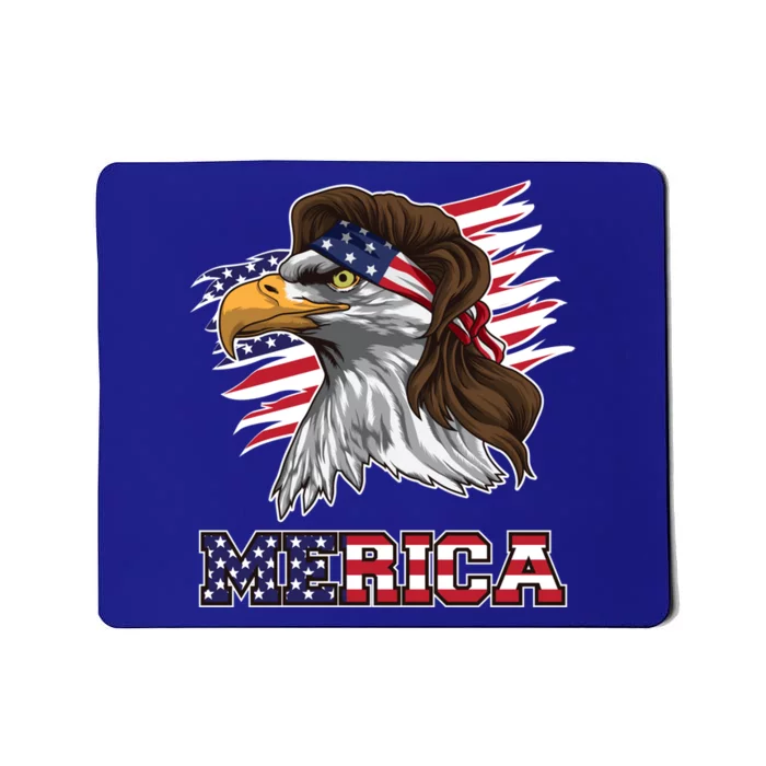 American Bald Eagle Mullet Merica Bird Of Prey Cool Gift Mousepad