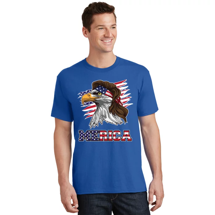 American Bald Eagle Mullet Merica Bird Of Prey Gift T-Shirt