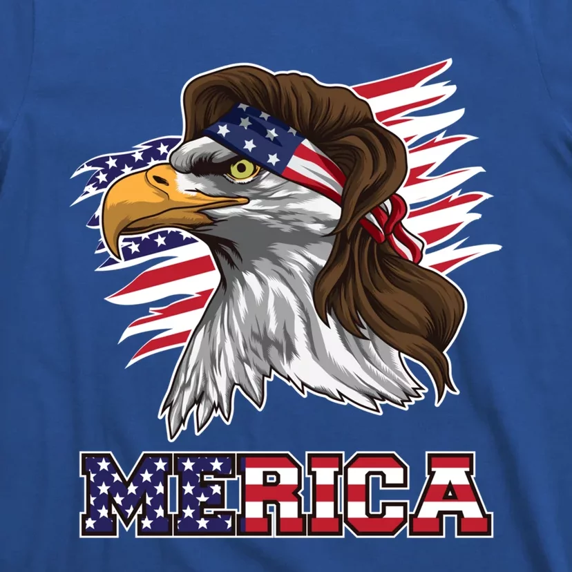 American Bald Eagle Mullet Merica Bird Of Prey Gift T-Shirt