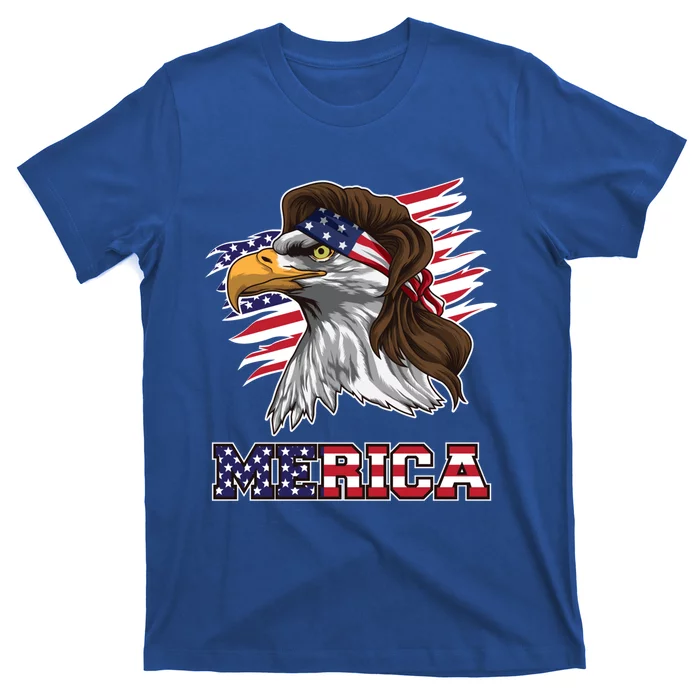 American Bald Eagle Mullet Merica Bird Of Prey Gift T-Shirt