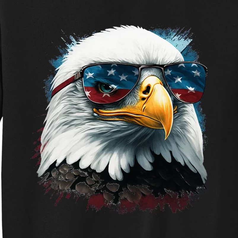 American Bald Eagle Usa Flag Eagle Usa Sweatshirt