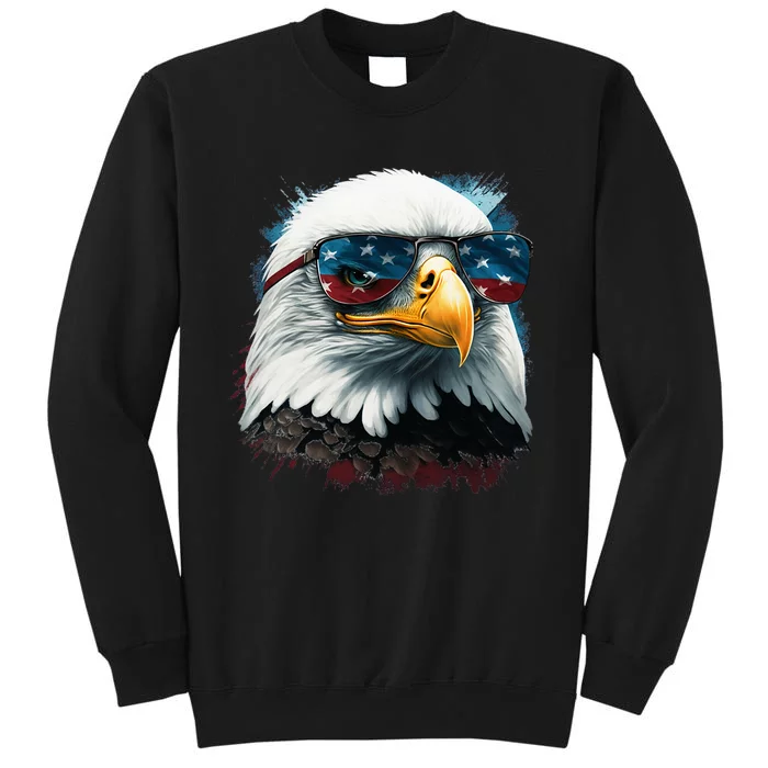 American Bald Eagle Usa Flag Eagle Usa Sweatshirt