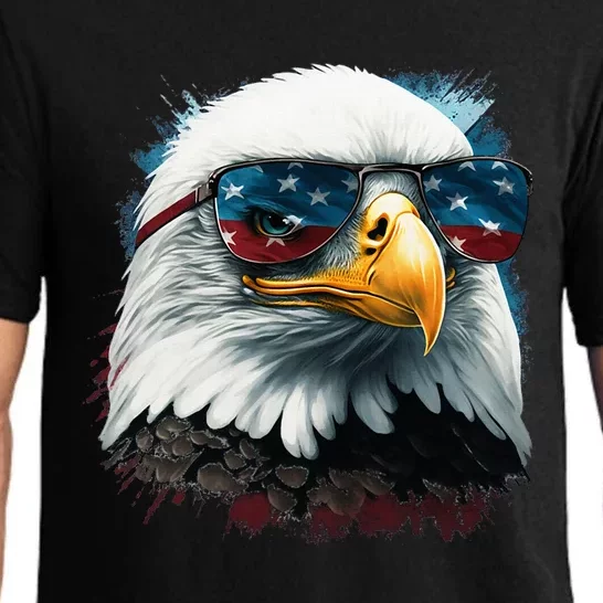 American Bald Eagle Usa Flag Eagle Usa Pajama Set