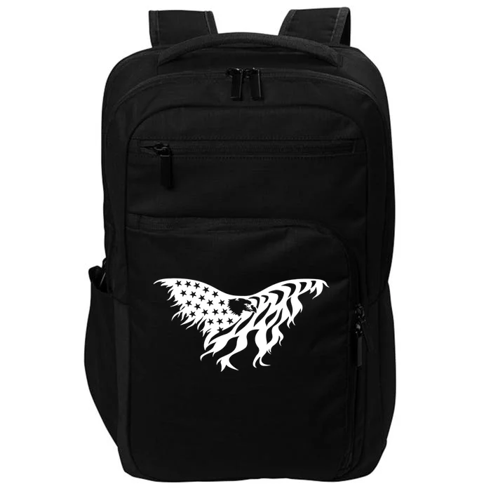 American Bald Eagle Emblem Impact Tech Backpack