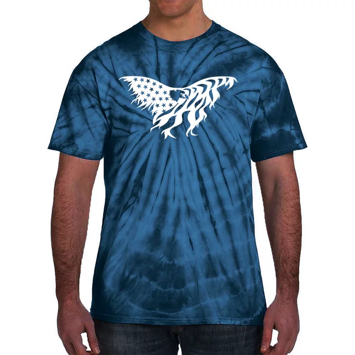 American Bald Eagle Emblem Tie-Dye T-Shirt