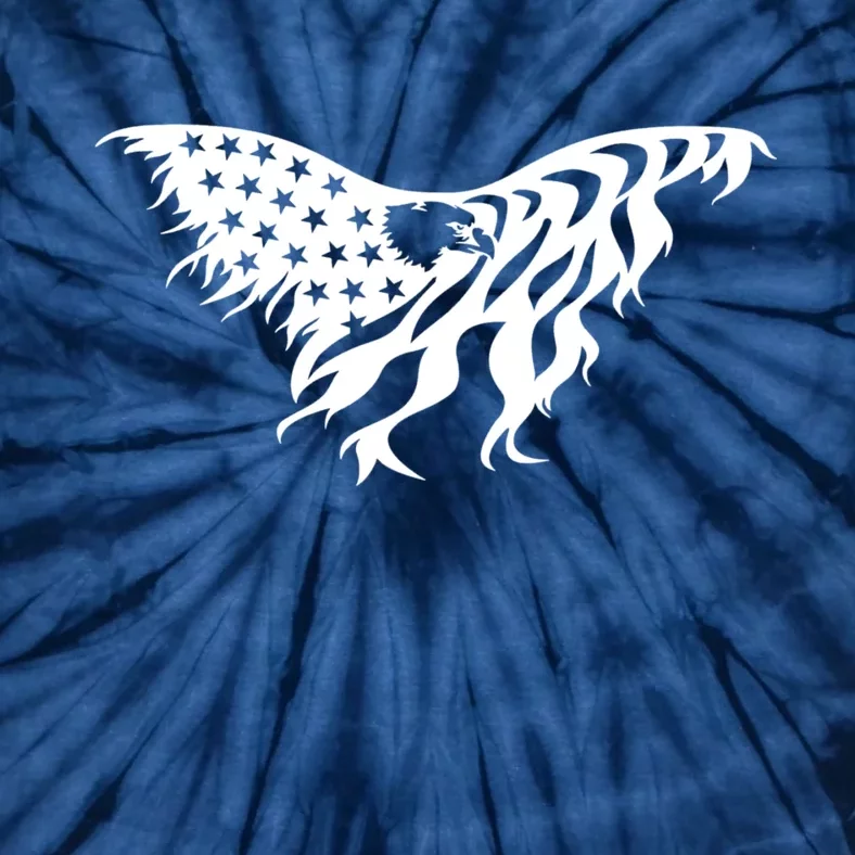 American Bald Eagle Emblem Tie-Dye T-Shirt