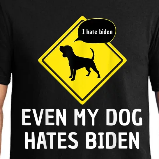 Anti Biden Even My Dog Hates Biden Pajama Set