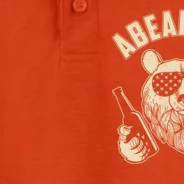 Abearican American Bear Beers Dry Zone Grid Performance Polo