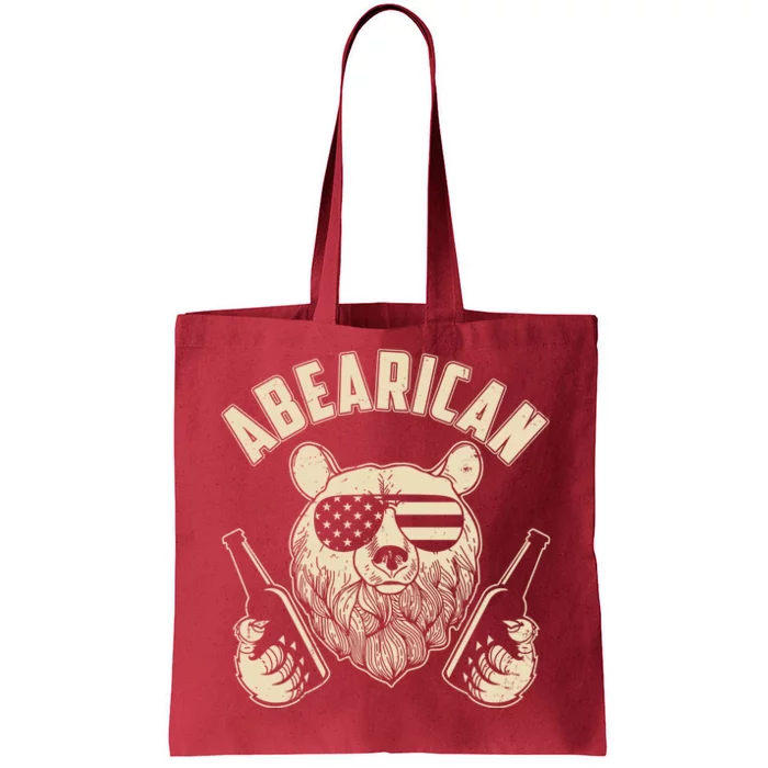 Abearican American Bear Beers Tote Bag