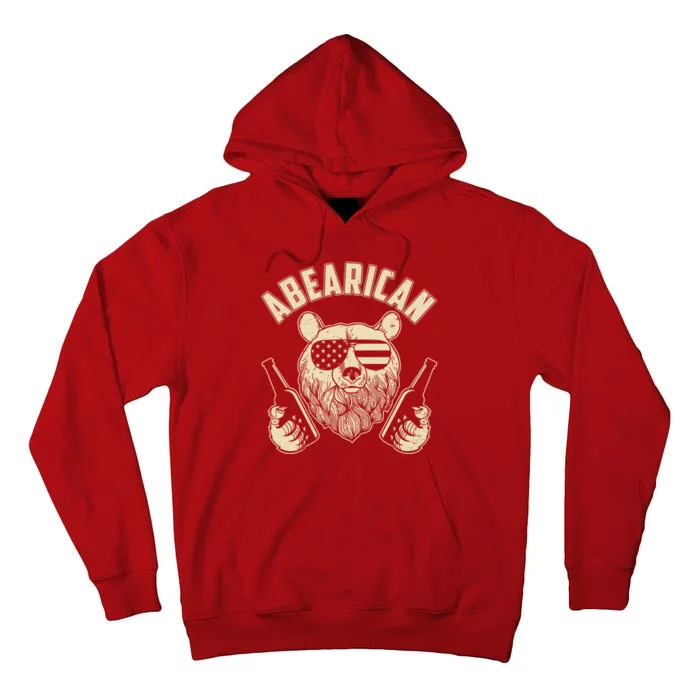 Abearican American Bear Beers Tall Hoodie