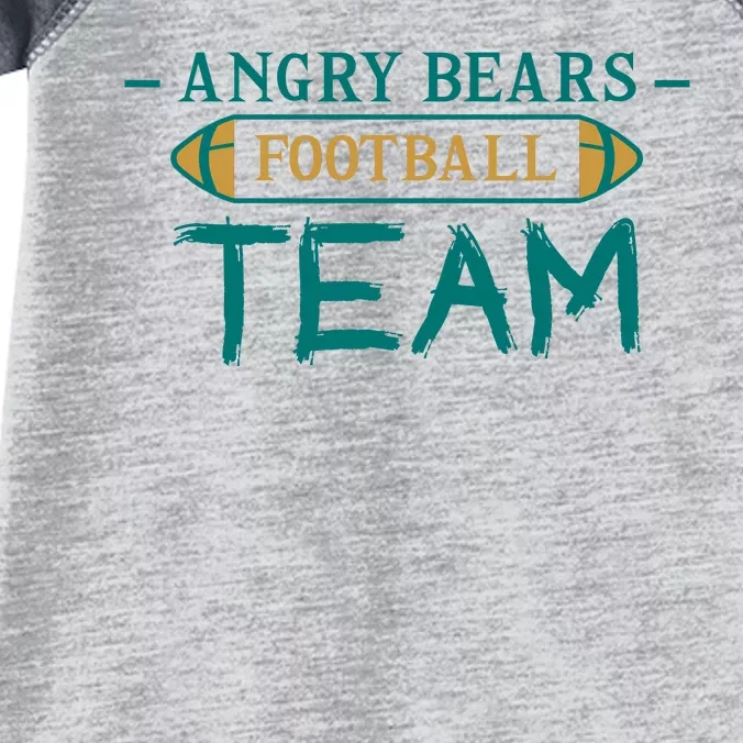 Angry Bears Football Team Infant Baby Jersey Bodysuit