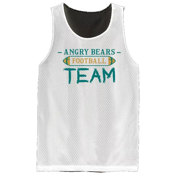 Angry Bears Football Team Mesh Reversible Basketball Jersey Tank