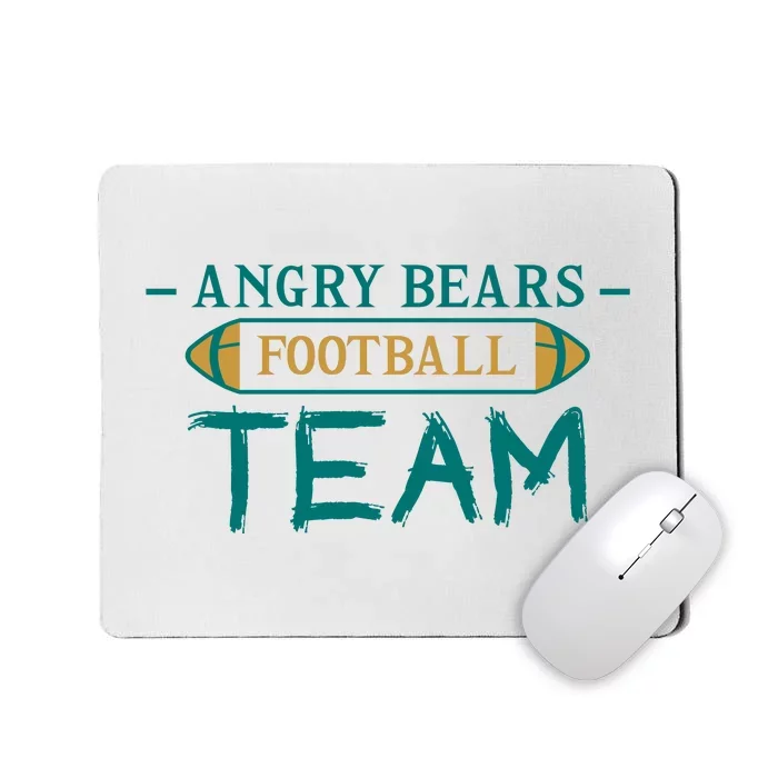 Angry Bears Football Team Mousepad