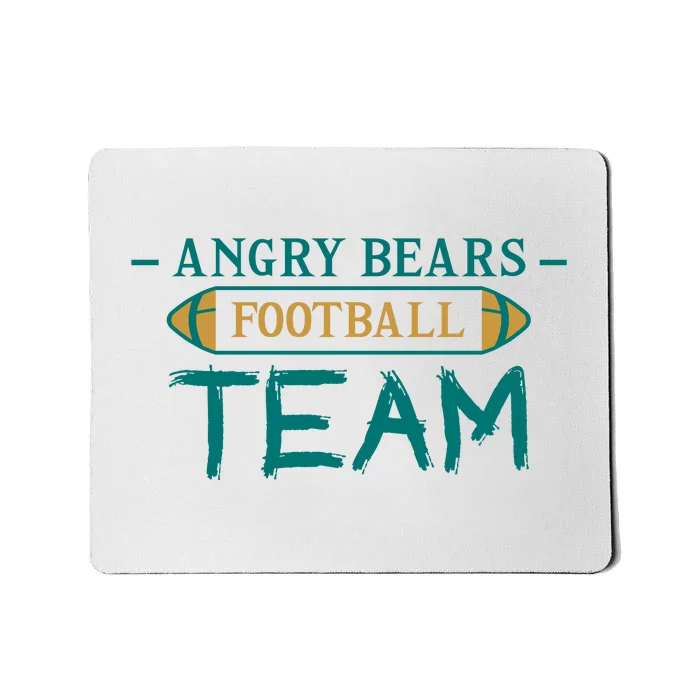 Angry Bears Football Team Mousepad