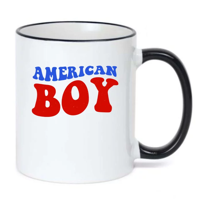 American Boy Fourth Of July Black Color Changing Mug