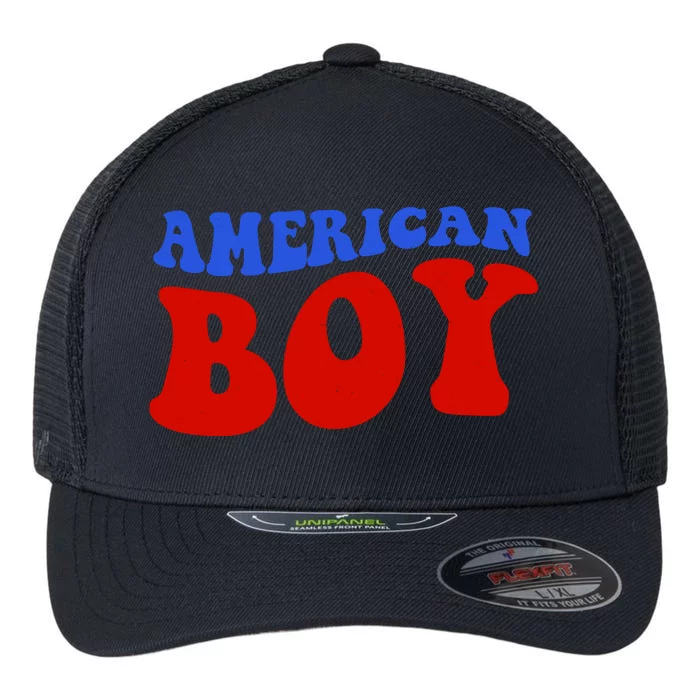 American Boy Fourth Of July Flexfit Unipanel Trucker Cap