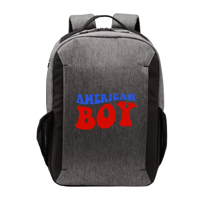 American Boy Fourth Of July Vector Backpack