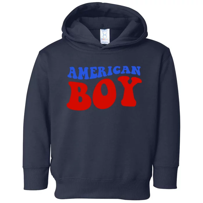 American Boy Fourth Of July Toddler Hoodie