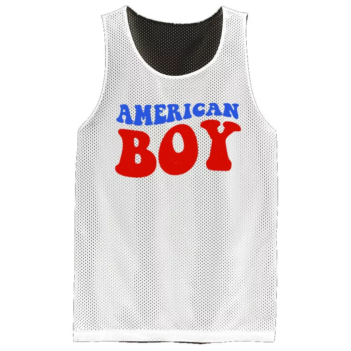 American Boy Fourth Of July Mesh Reversible Basketball Jersey Tank