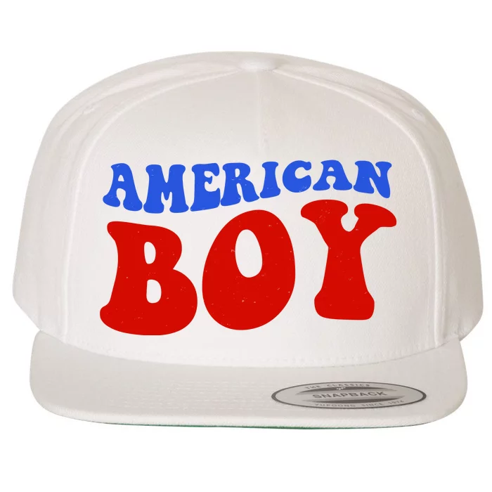 American Boy Fourth Of July Wool Snapback Cap