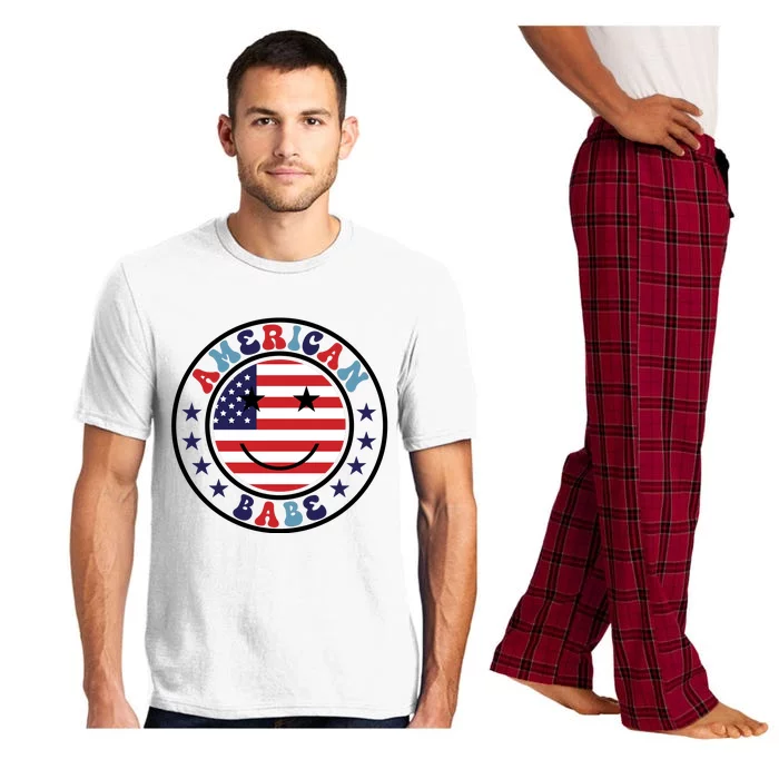 American Babe Fourth Of July Graphic Pajama Set