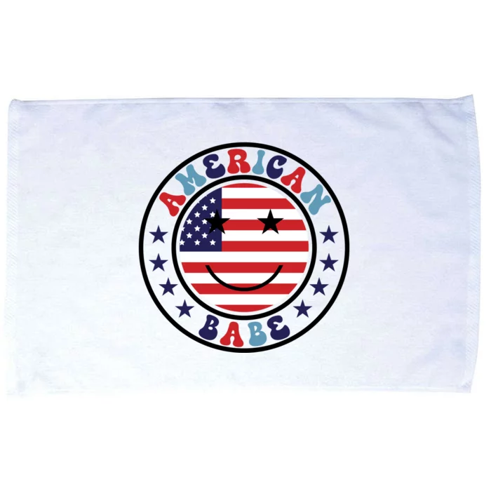 American Babe Fourth Of July Graphic Microfiber Hand Towel