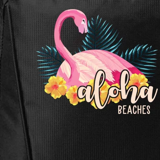 Aloha Beaches Flamingo Tropical City Backpack