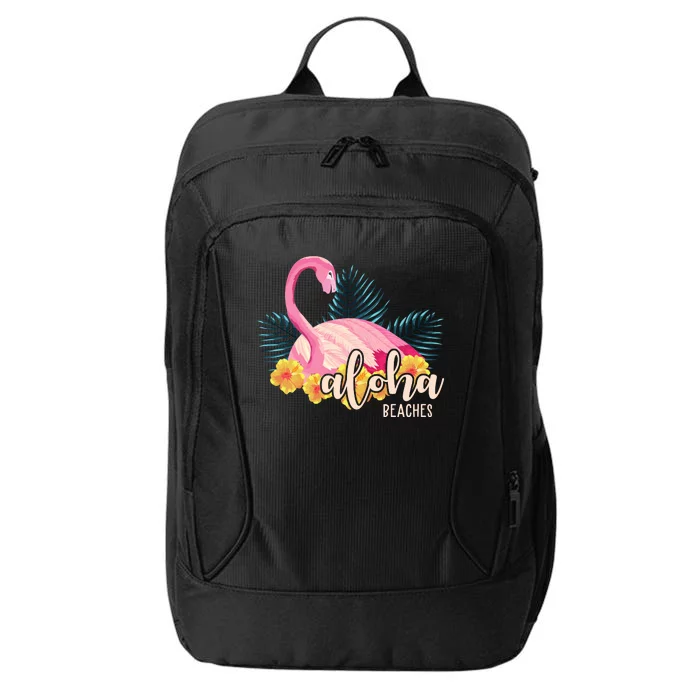 Aloha Beaches Flamingo Tropical City Backpack