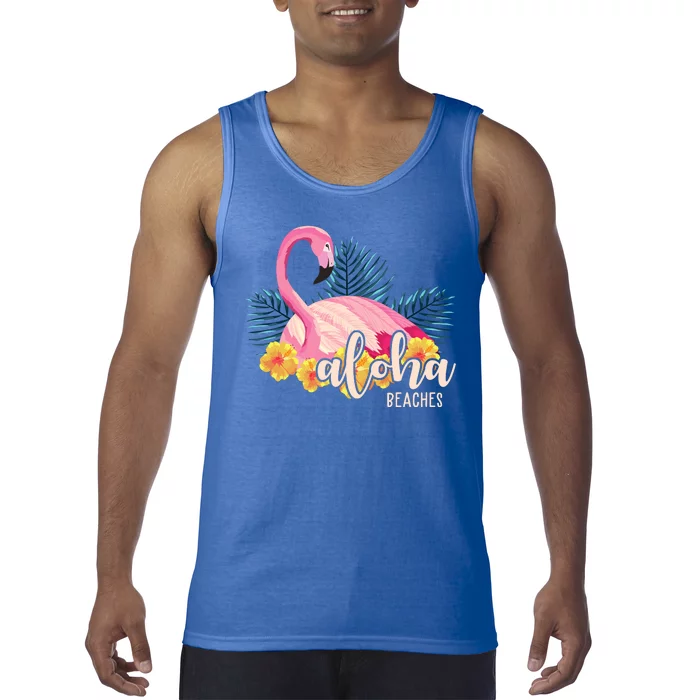 Aloha Beaches Flamingo Tropical Tank Top