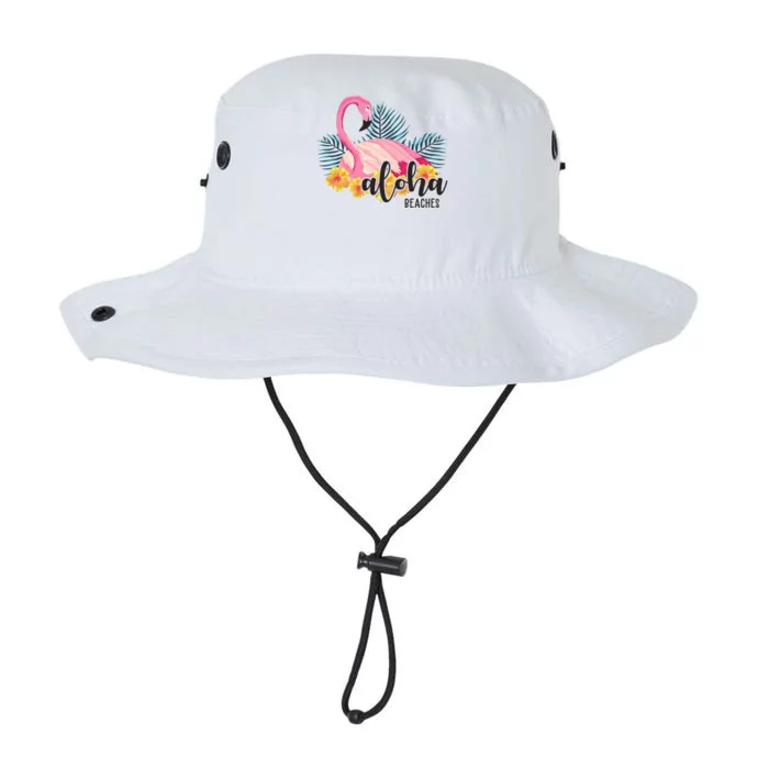 Aloha Beaches Flamingo Tropical Legacy Cool Fit Booney Bucket Hat