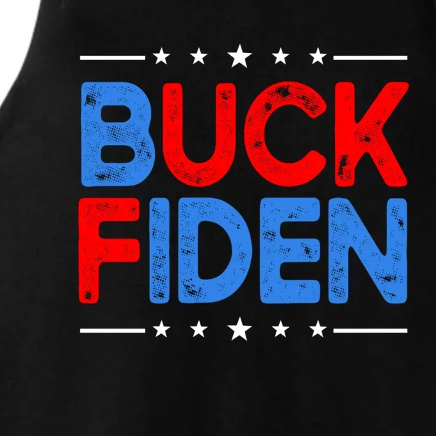 Anti Biden Funny Impeach Joe Biden Buck Fiden Cool Gift Ladies Tri-Blend Wicking Tank