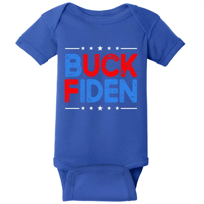 Anti Biden Funny Impeach Joe Biden Buck Fiden Cool Gift Baby Bodysuit