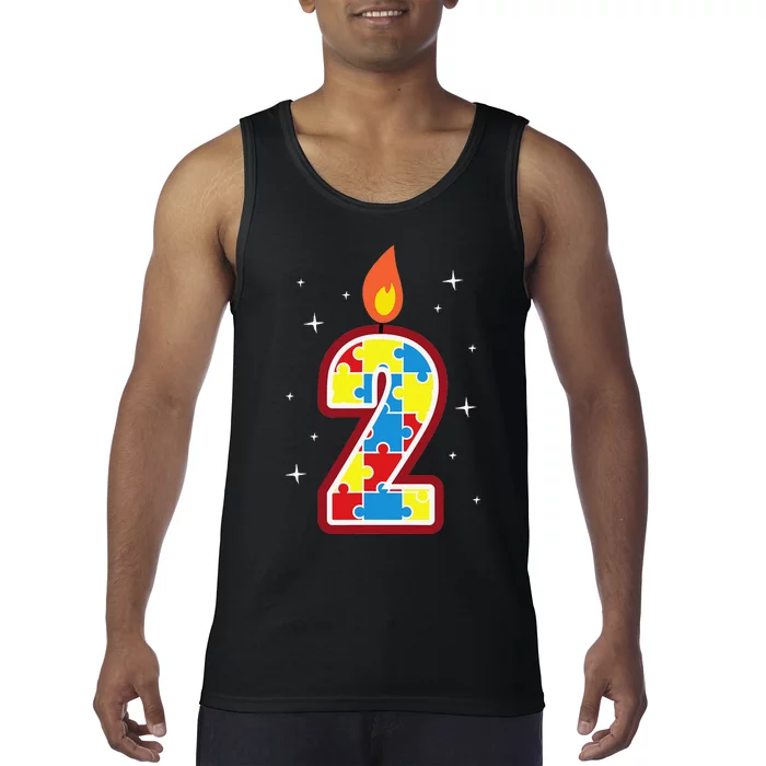 Autism Birthday Fors 2 Tank Top