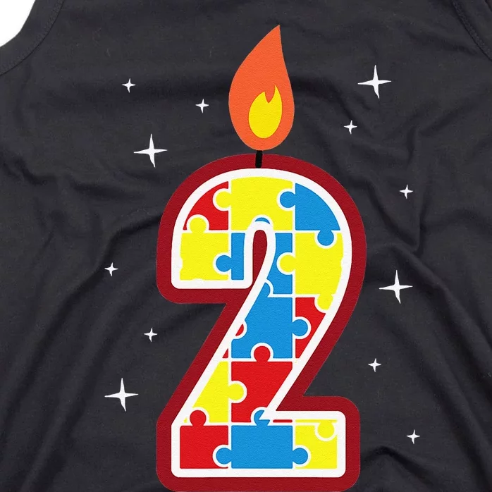 Autism Birthday Fors 2 Tank Top