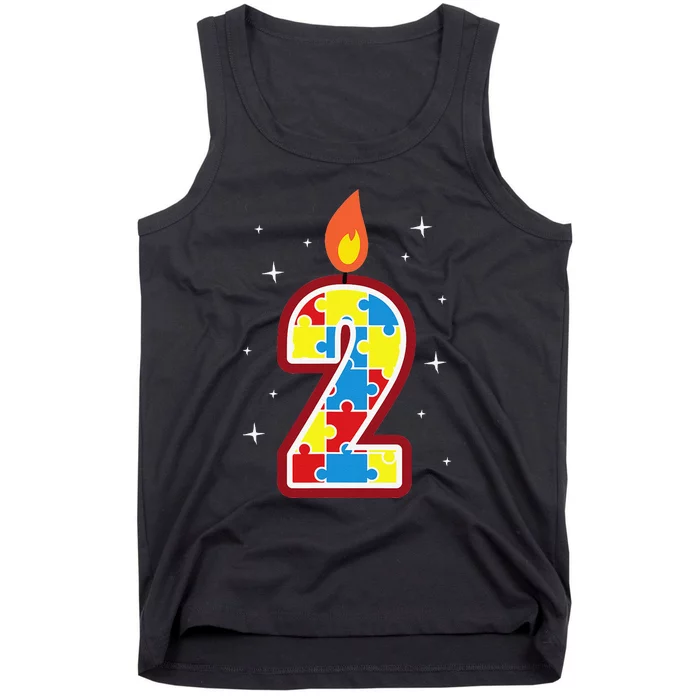 Autism Birthday Fors 2 Tank Top