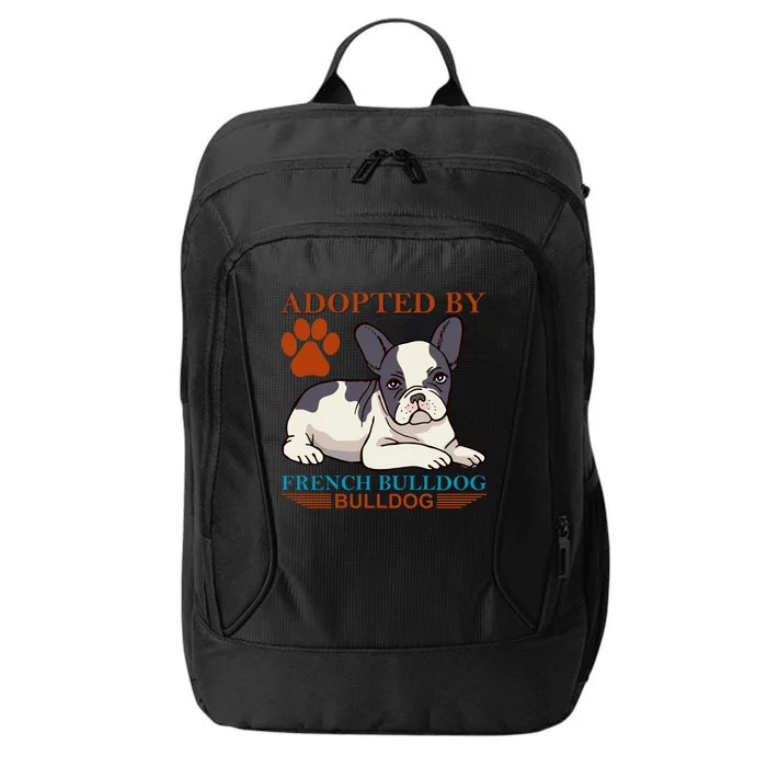 Adopted By French Bulldog City Backpack