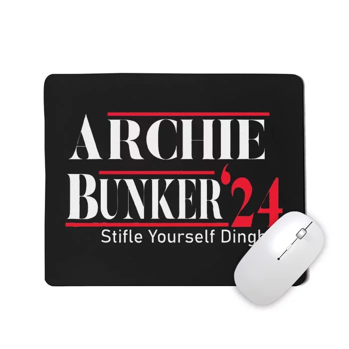 Archie Bunker For President Mousepad