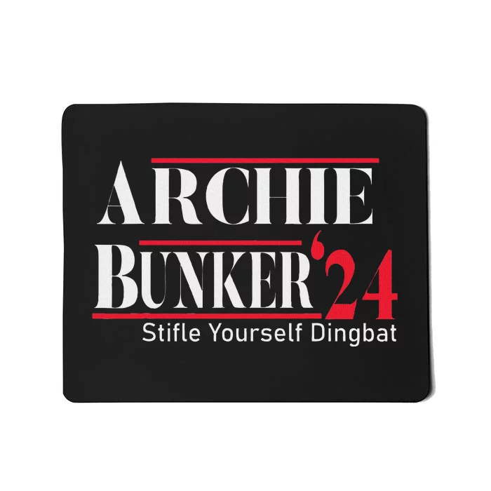 Archie Bunker For President Mousepad