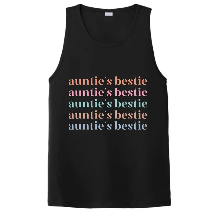 Aunties Bestie From Aunt To Niece Meaningful Gift Performance Tank