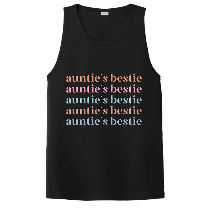 Aunties Bestie From Aunt To Niece Gift Performance Tank