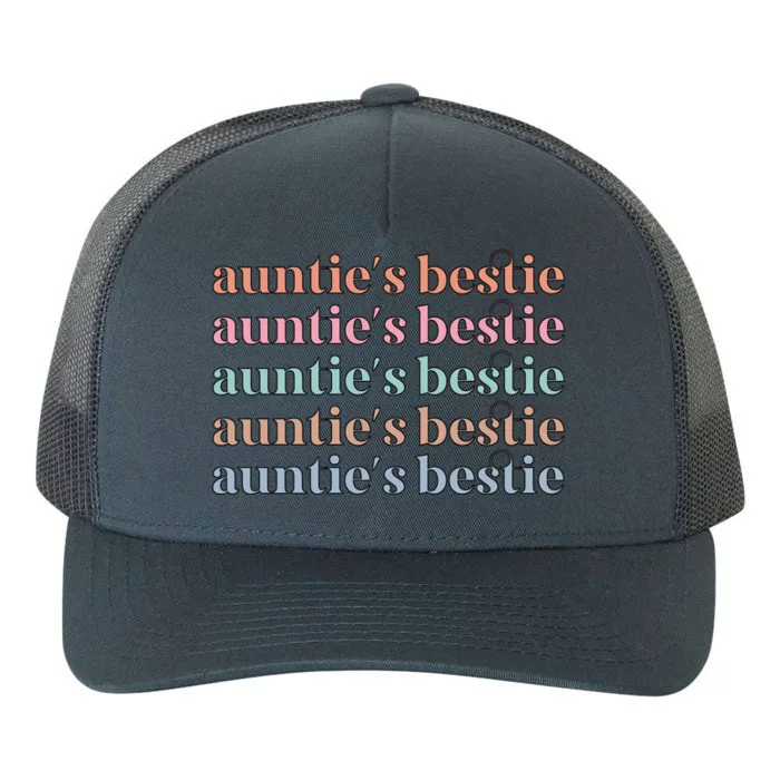 Aunties Bestie From Aunt To Niece Gift Yupoong Adult 5-Panel Trucker Hat