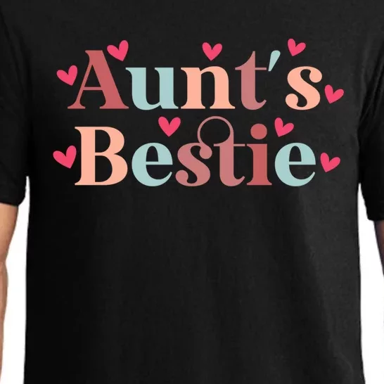 Aunts Bestie From Auntie To Niece Funny Gift Pajama Set