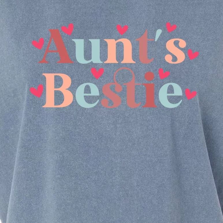 Aunts Bestie From Auntie To Niece Funny Gift Garment-Dyed Women's Muscle Tee