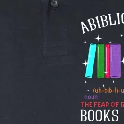 Abibliophobia Bibliophilia Fear Read Bibliophile Bookworm Softstyle Adult Sport Polo