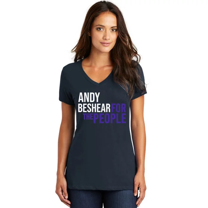 Andy Beshear For The People | Liberal Democrat USA Women's V-Neck T-Shirt