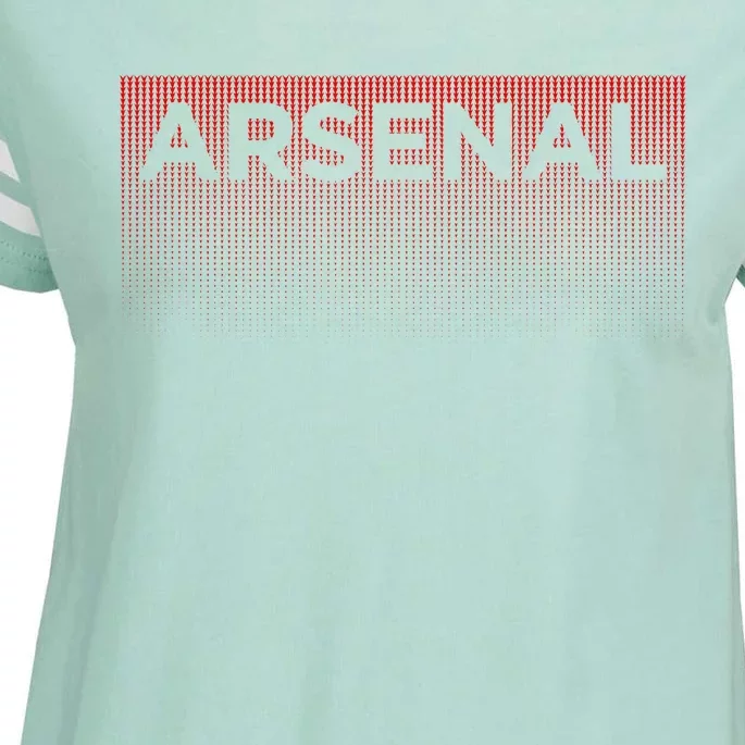 A.R.S.E.N.A.L Blank Fade Design Enza Ladies Jersey Football T-Shirt