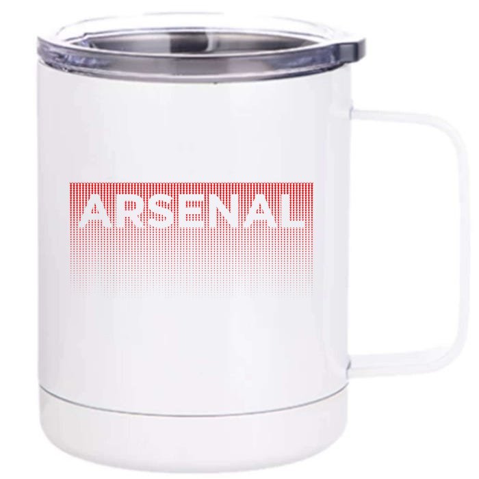 A.R.S.E.N.A.L Blank Fade Design Front & Back 12oz Stainless Steel Tumbler Cup